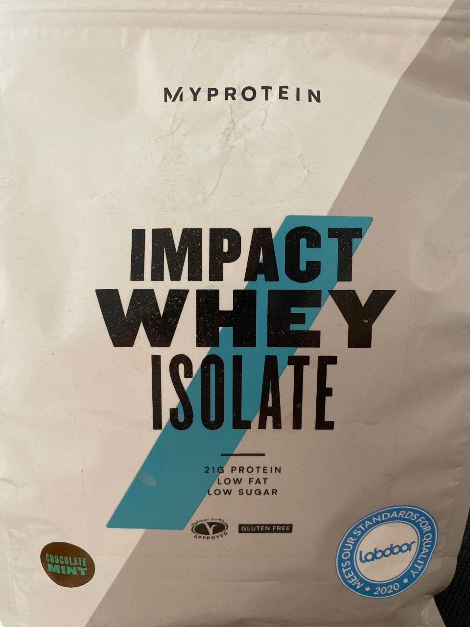 Fotografie - Myprotein Impact whey Isolate chocolate mint