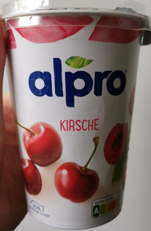 Fotografie - Alpro kirsche soya joghurt