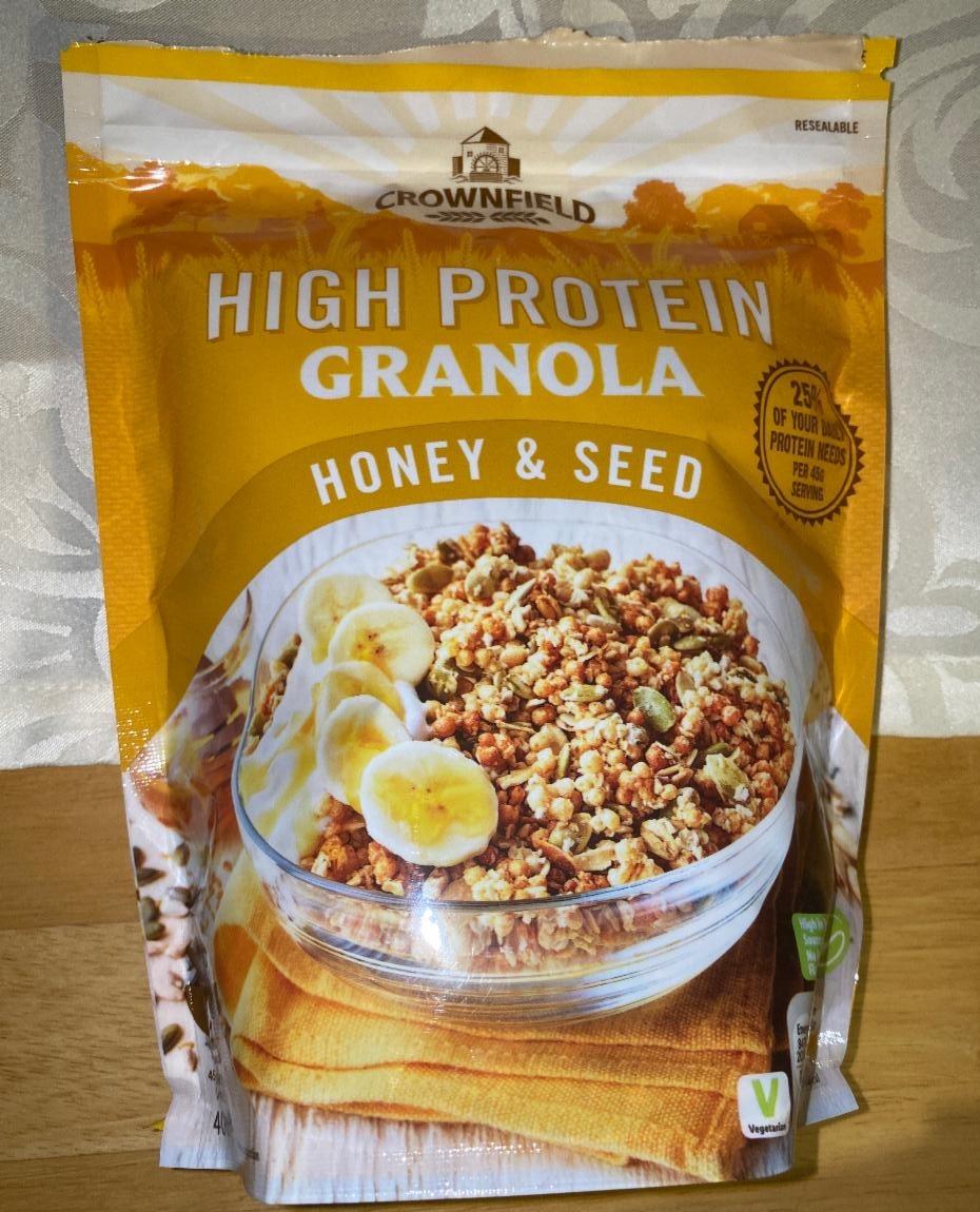 Fotografie - High protein granola Honey & Seed Crownfield