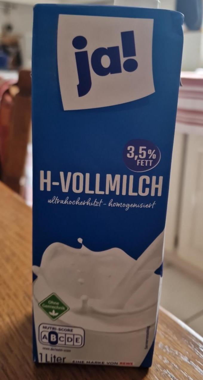 Fotografie - H-Vollmilch 3,5% Fett ja!