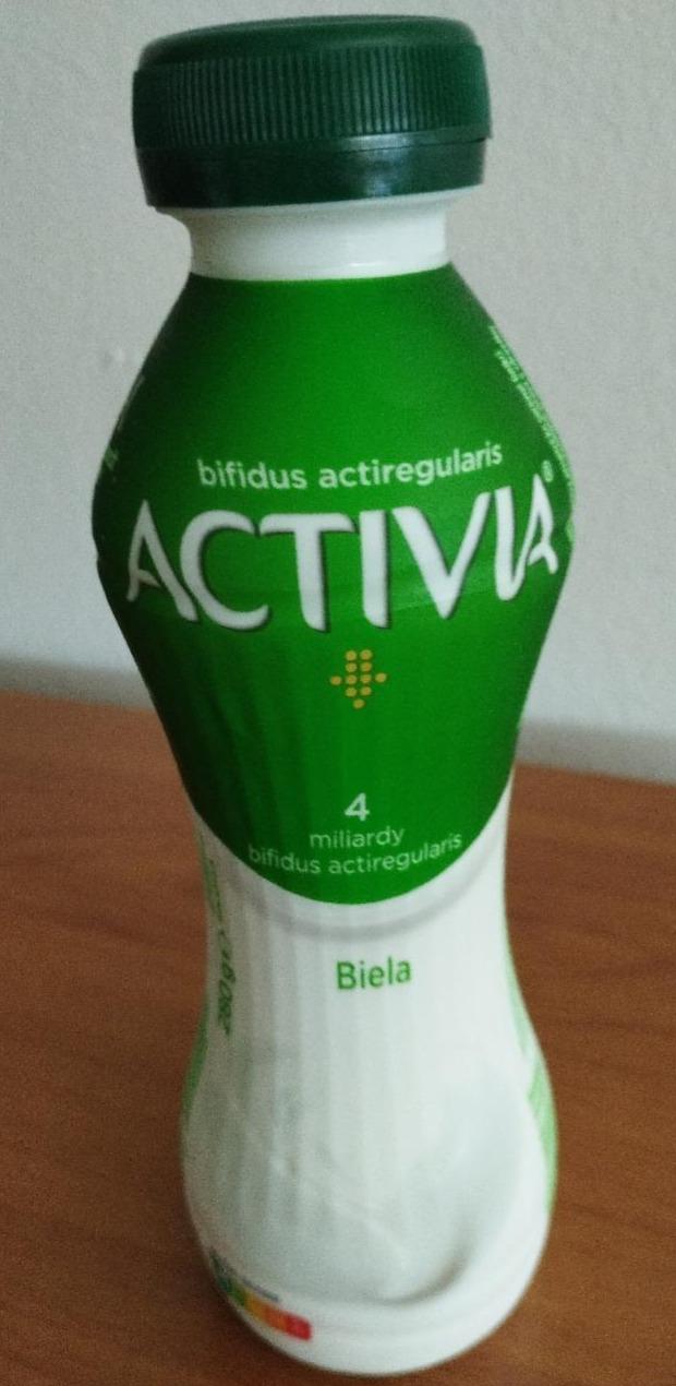 Fotografie - Activia biela jogurtový nápoj s bifidokultúrou