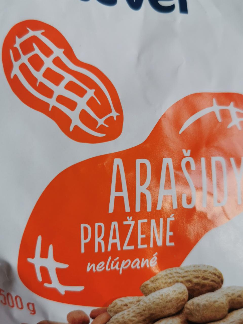 Fotografie - Arašidy pražené nelúpané Clever