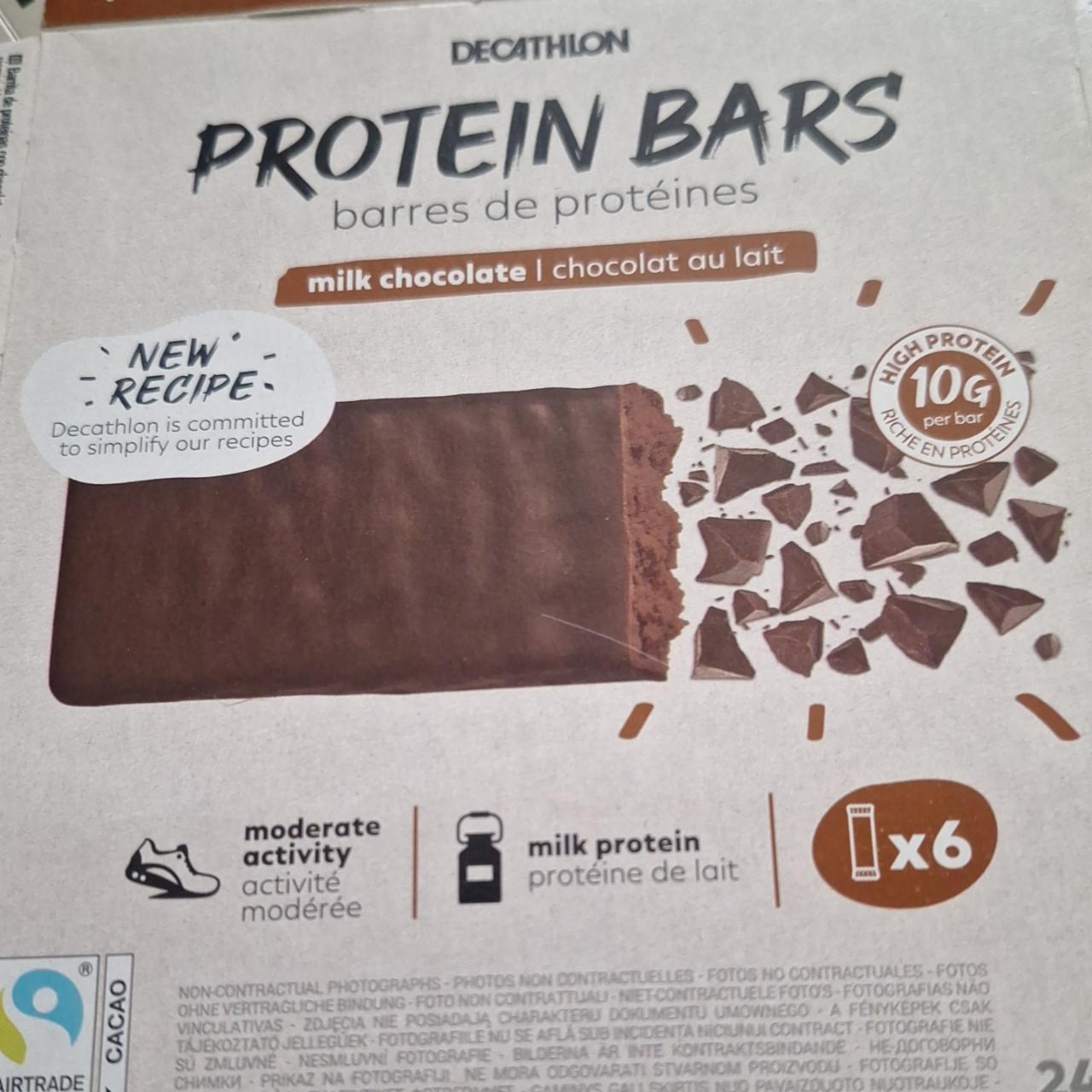 Fotografie - Protein Bars milk chocolate Decathlon