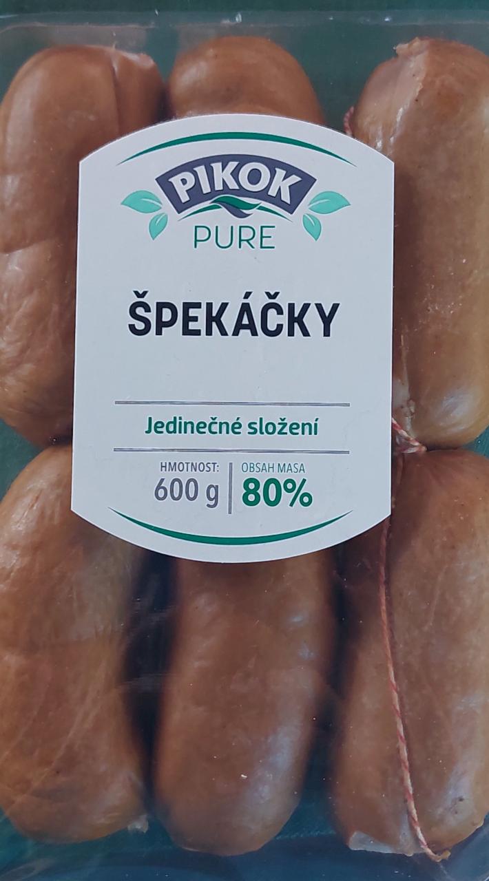 Fotografie - Špekáčky 80% masa Pikok Pure
