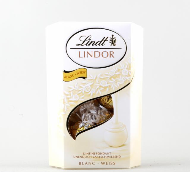 Fotografie - Lindor white koule bílá čokoláda Lindt