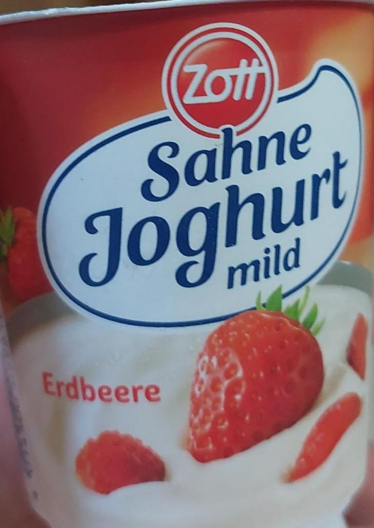 Fotografie - Sahne joghurt mild Erdbeer
