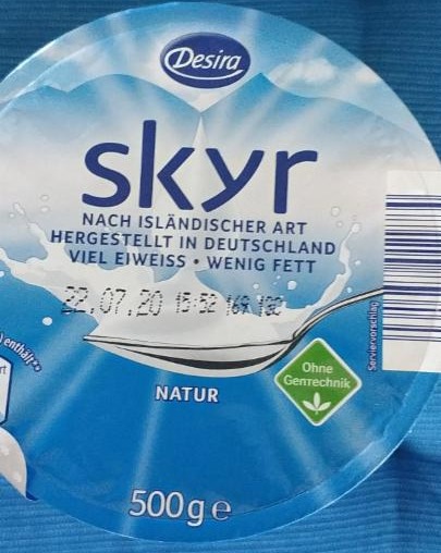 Fotografie - Skyr natur Desira