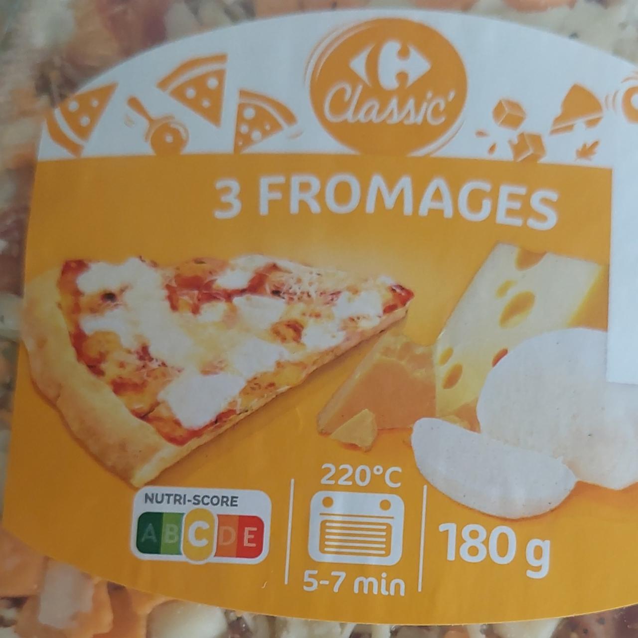 Fotografie - pizza 3 fromages Carrefour Classic