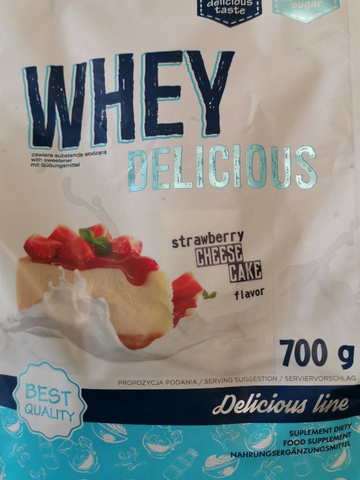 Fotografie - AllNutrition Whey delicious strawberry cheese cake