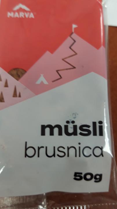 Fotografie - müsli brusnica marva