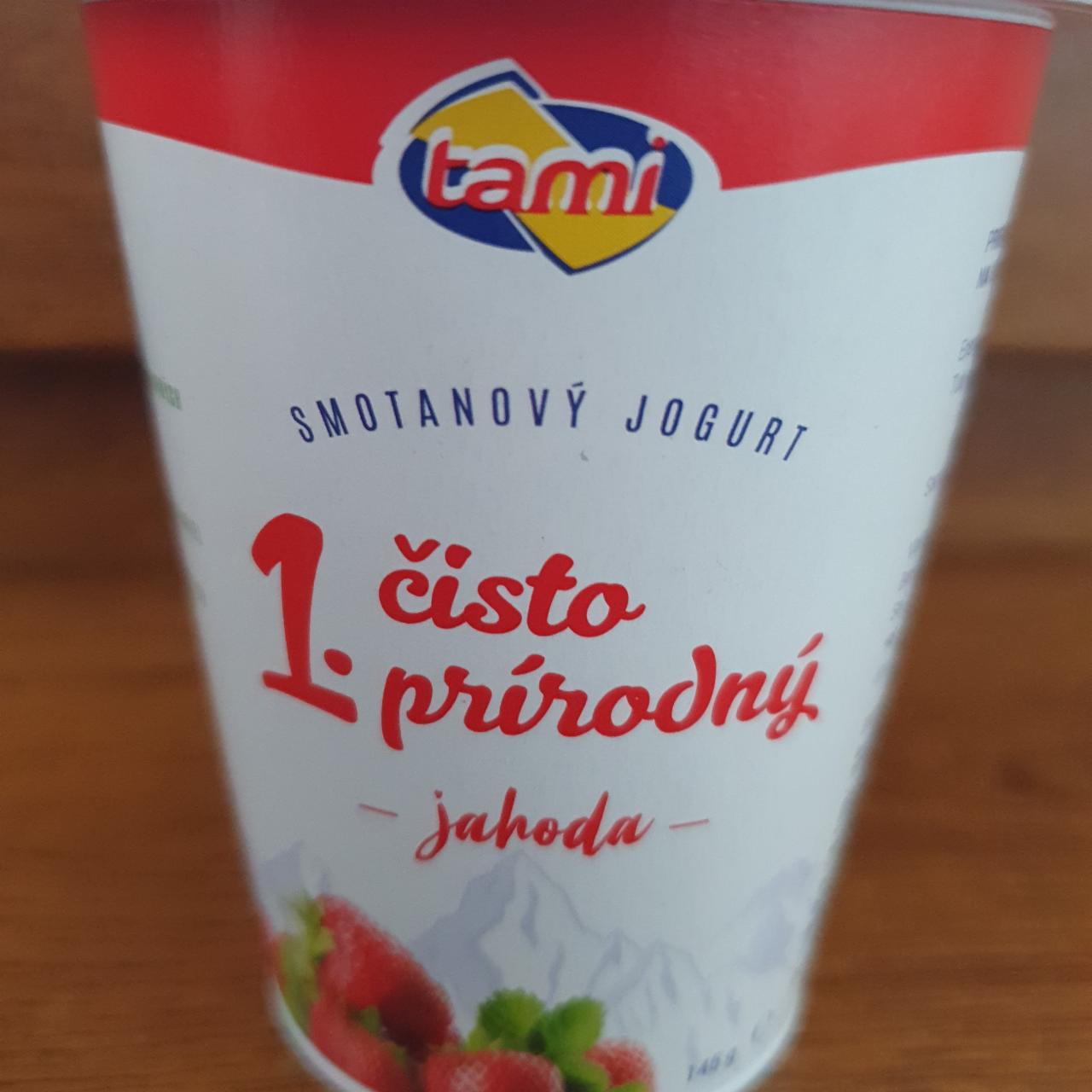 Fotografie - 1. čisto prírodný smotanový jogurt jahoda Tami