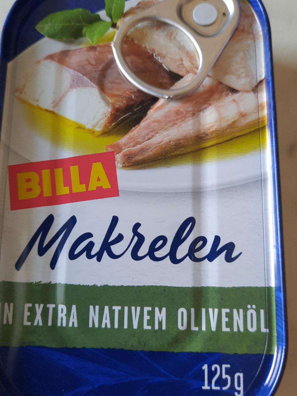 Fotografie - Makrelen in extra nativem olivenöl Billa makrely v olivovom oleji