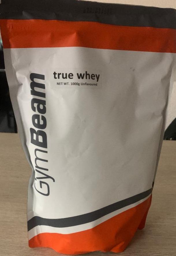 Fotografie - True Whey protein bez príchute GymBeam