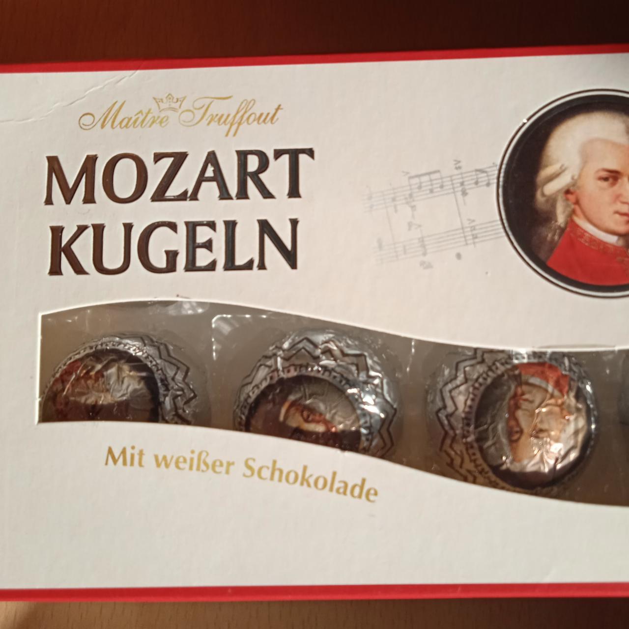 Fotografie - Mozart kugeln s bílou čokoládou Maître Truffout