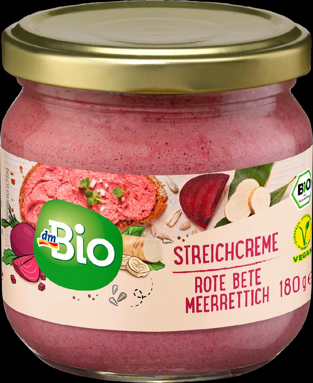 Fotografie - Streichcreme Rote-Bete Meerrettich (vegetariánska nátierka s červenou repou a chrenom) dmBio