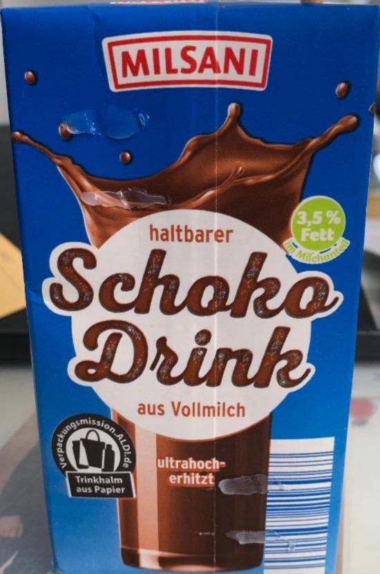 Fotografie - Milk drink choco flavour Milbona