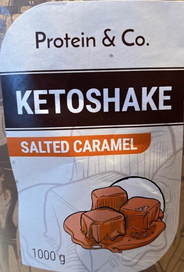 Fotografie - Ketoshake Salted Caramel Protein & Co.