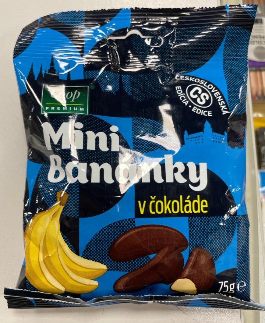 Fotografie - Mini Banánky v čokoláde Coop