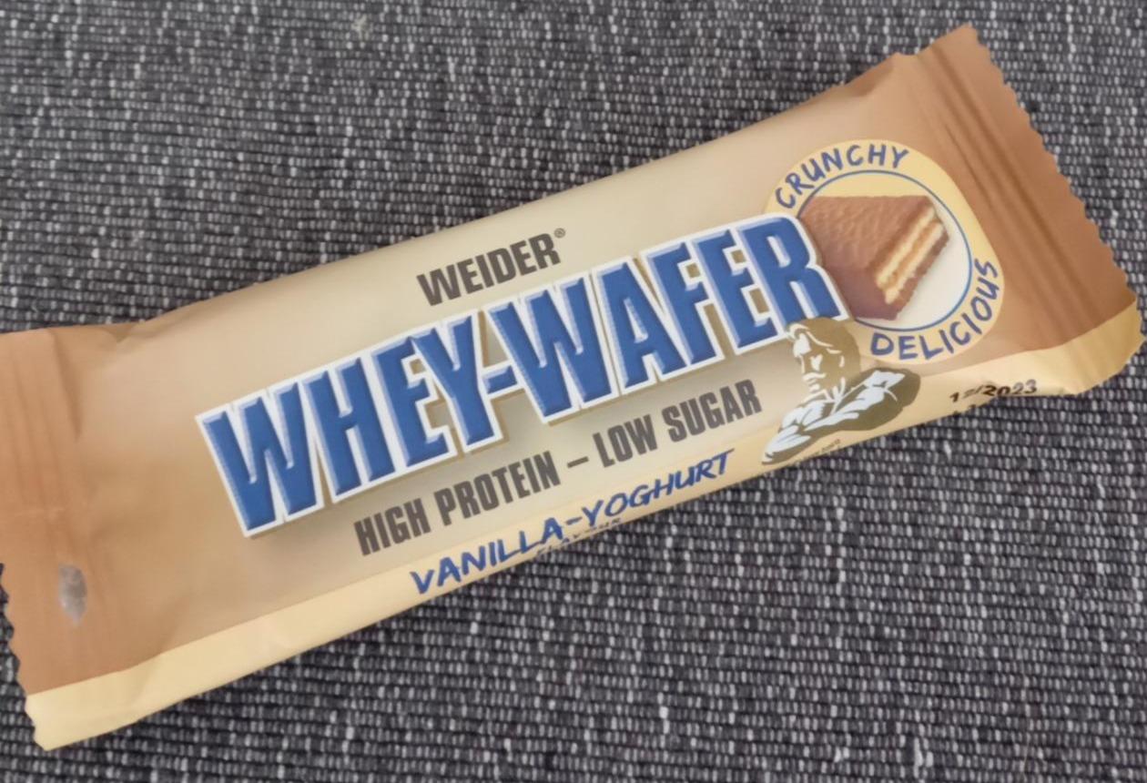 Fotografie - Whey-wafer Vanilla-yoghurt Weider