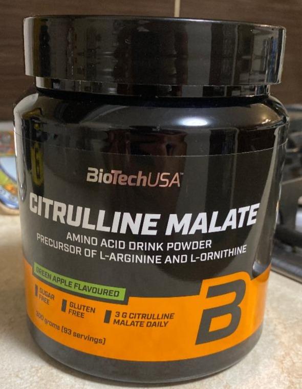 Fotografie - Citrulline Malate Green Apple flavoured BioTechUSA