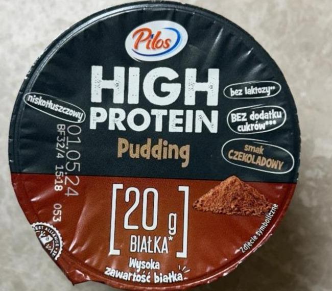Fotografie - High Protein Pudding smak czekoladowy Pilos
