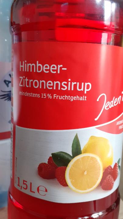 Fotografie - Himbeer zitronen sirup