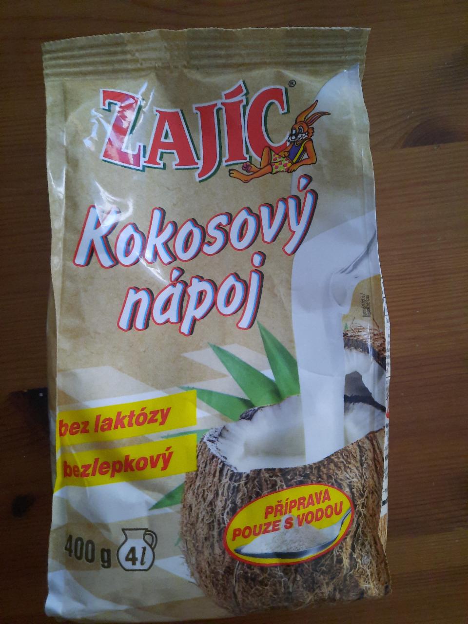 Fotografie - kokosový nápoj zajíc