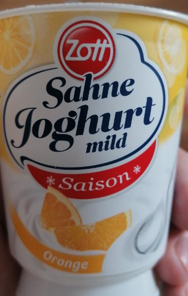Fotografie - Sahne Joghurt mild orange
