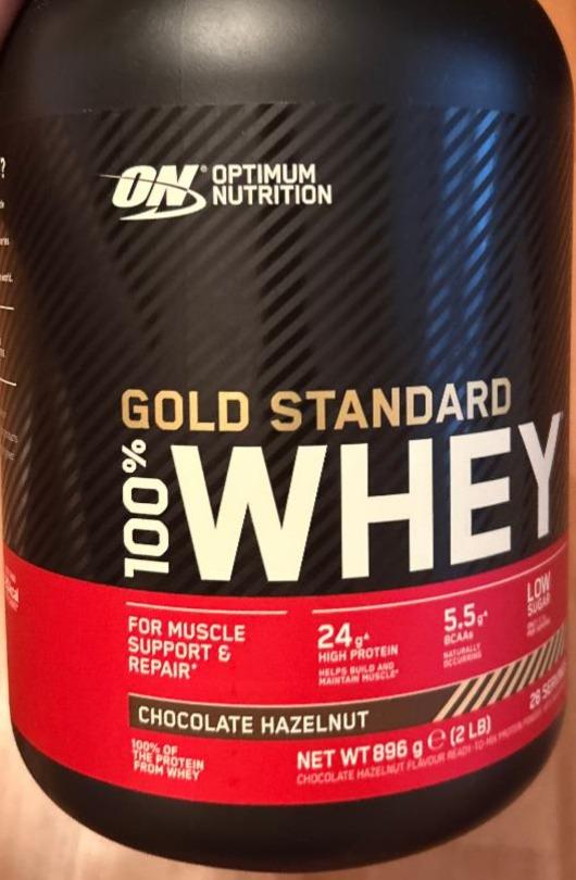 Fotografie - Gold Standard 100% Whey Chocolate hazelnut