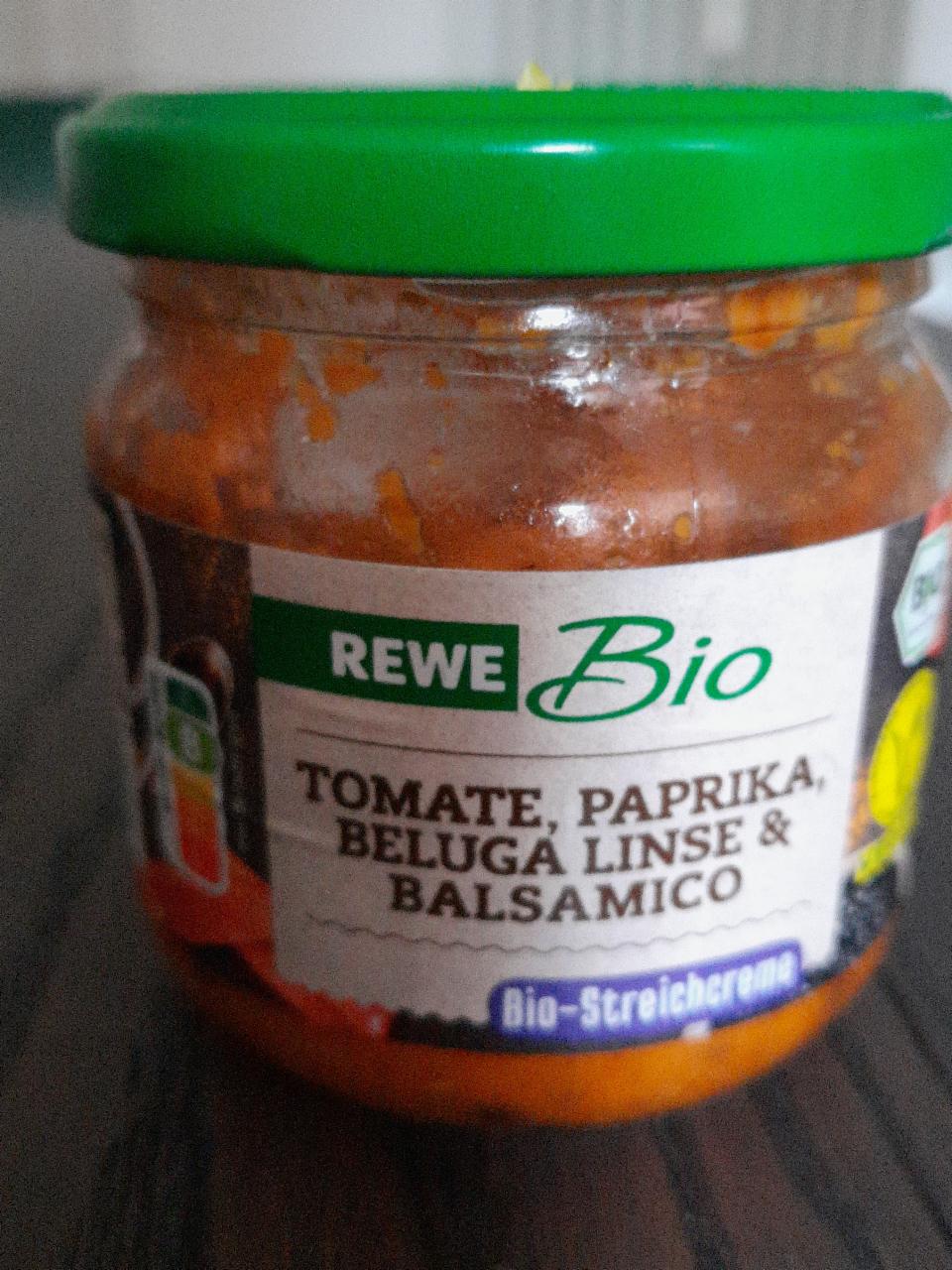 Fotografie - Tomate, Paprika, Beluga Linse & Balsamico Rewe Bio