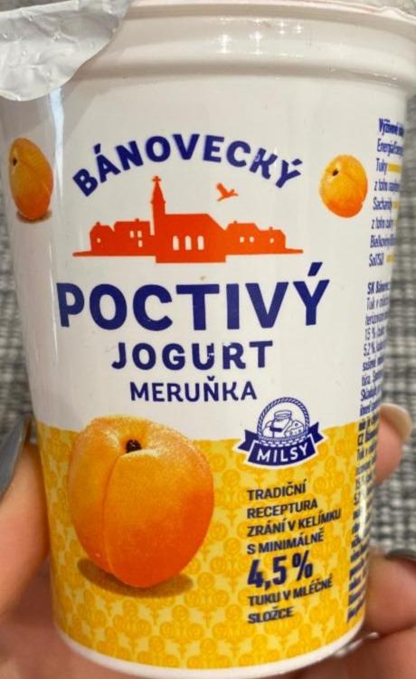 Fotografie - Poctivý Bánovecký jogurt marhuľa