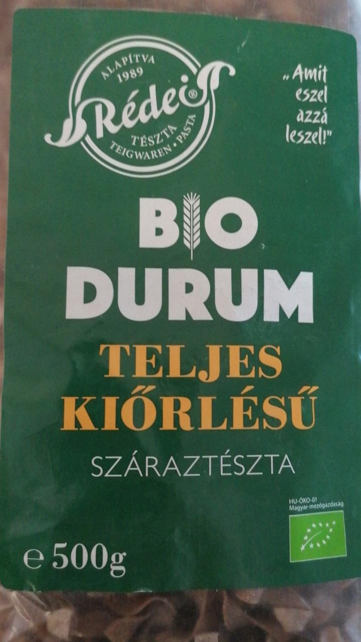 Fotografie - Bio Durum Teljes kiörlesű száraztészta