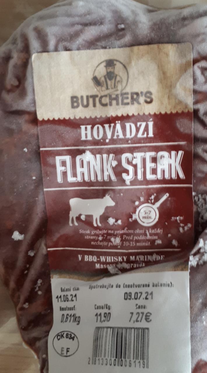 Fotografie - flank steak hovädzí