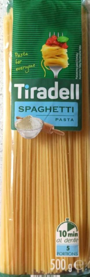 Fotografie - Spaghetti (cestoviny bezvaječné) Tiradell