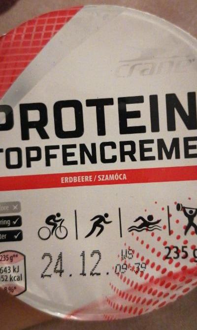 Fotografie - Protein topfencreme erdbeere