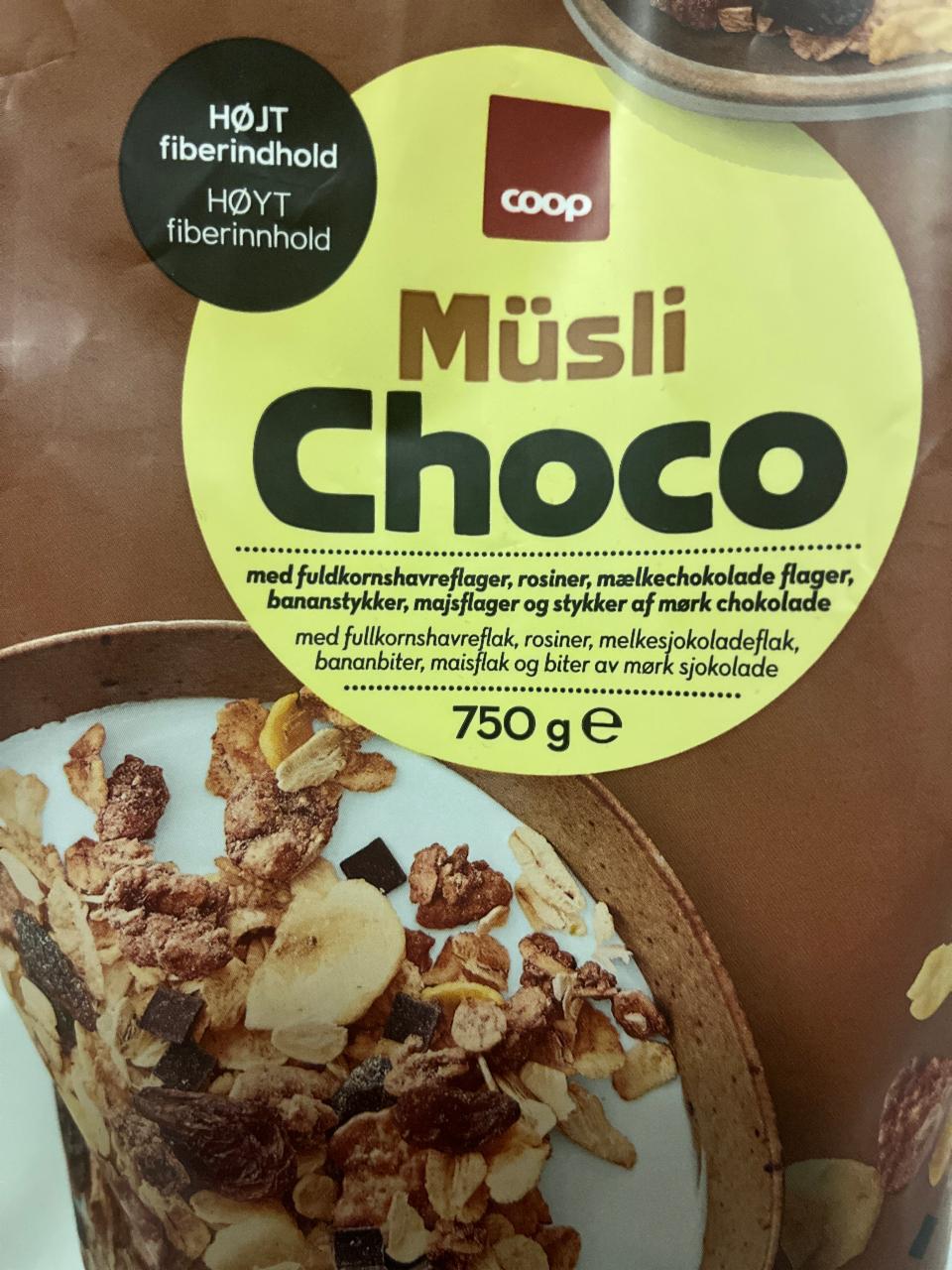 Fotografie - Müsli Choco coop