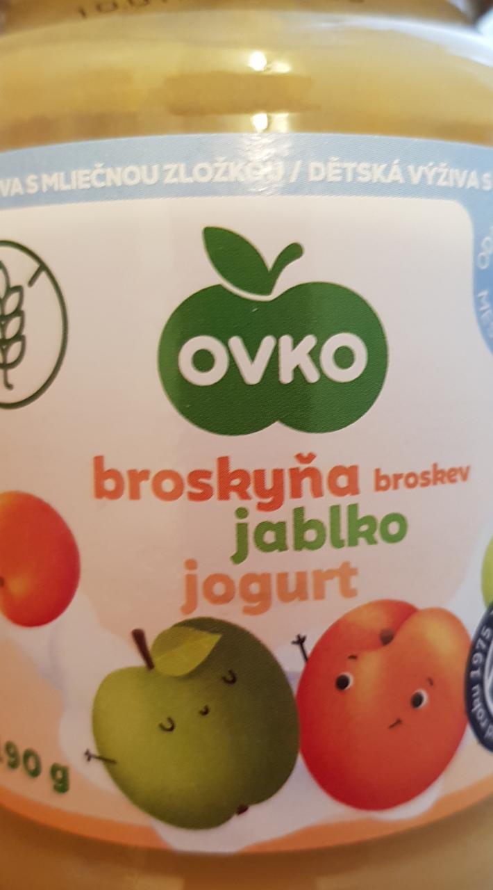 Fotografie - Ovko broskyňa jablko jogurt 