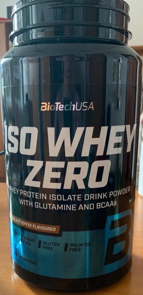 Fotografie - Iso Whey Zero Chocolate-Toffee flavoured BioTechUSA