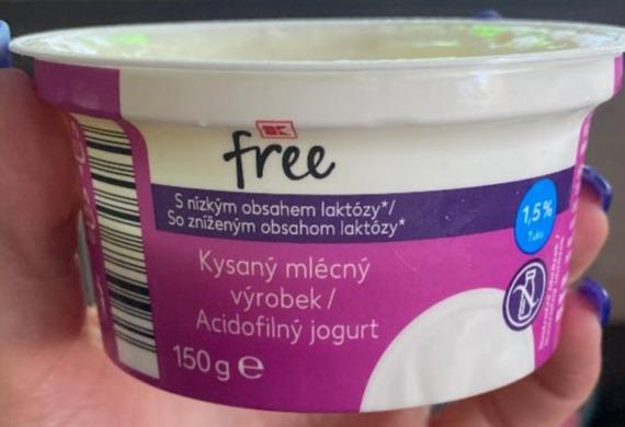 Fotografie - Acidofilný jogurt K-Free