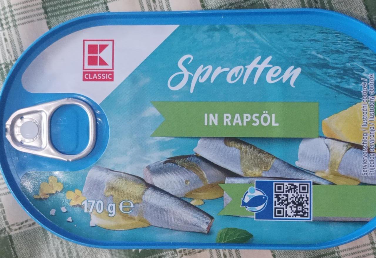 Fotografie - Sprotten in Rapsöl K-Classic