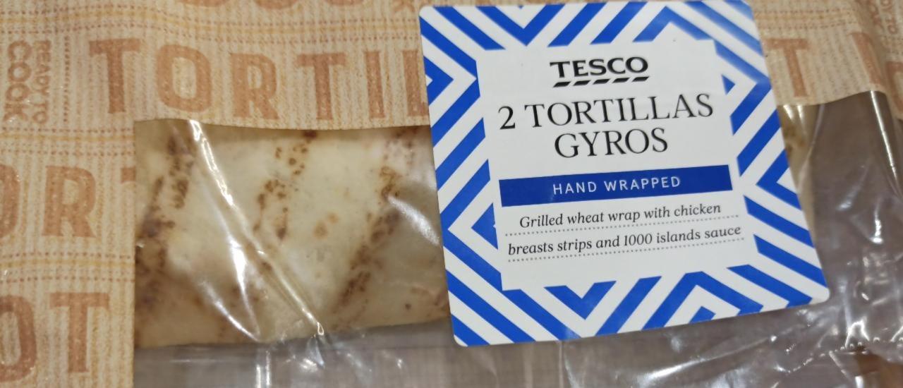 Fotografie - 2 tortillas gyros tesco