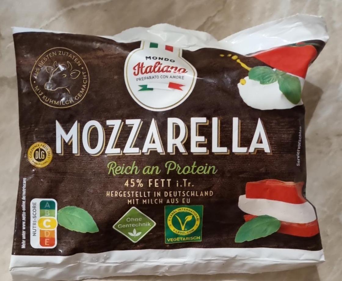 Fotografie - Mozzarella 45% fett Mondo Italiano