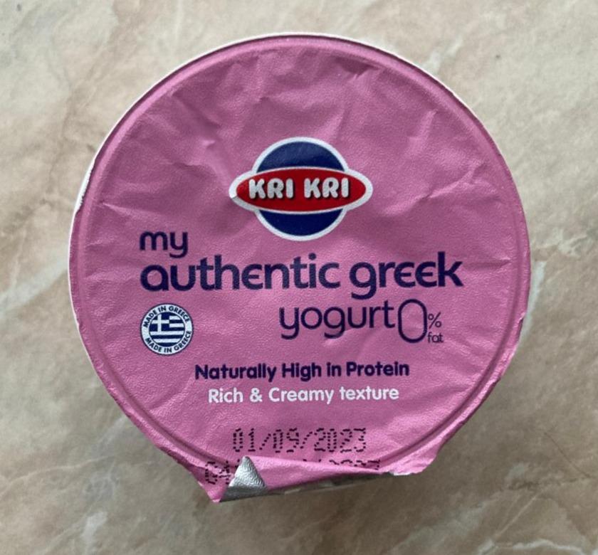 Fotografie - My Authentic Greek Yogurt 0% Kri Kri
