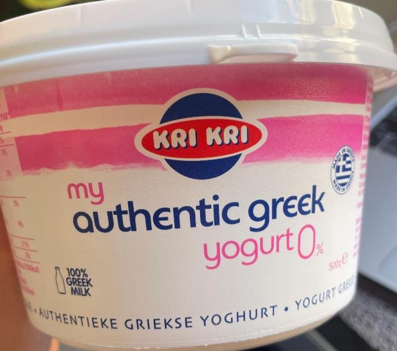 Fotografie - My Authentic Greek Yogurt 0% Kri Kri