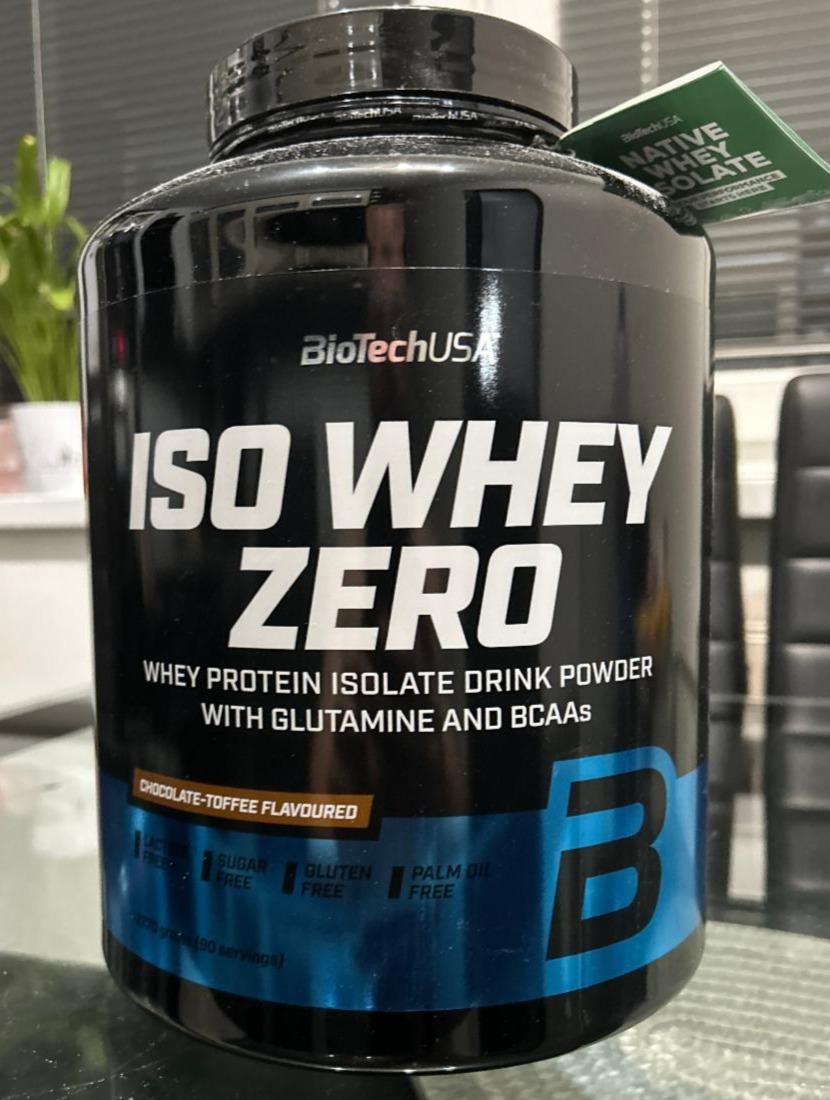 Fotografie - ISO Whey Zero Chocolate-Toffee flavoured BioTechUSA