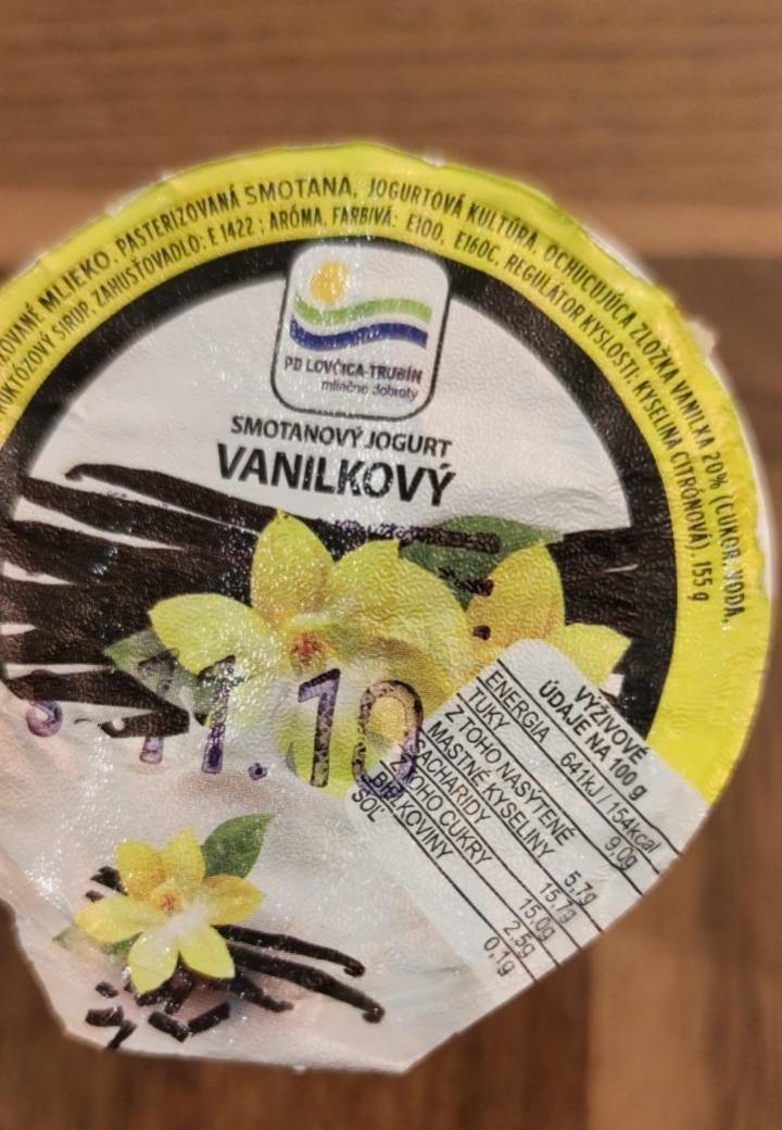 Fotografie - Smotanový jogurt vanilkový PD Lovčica-Trubín
