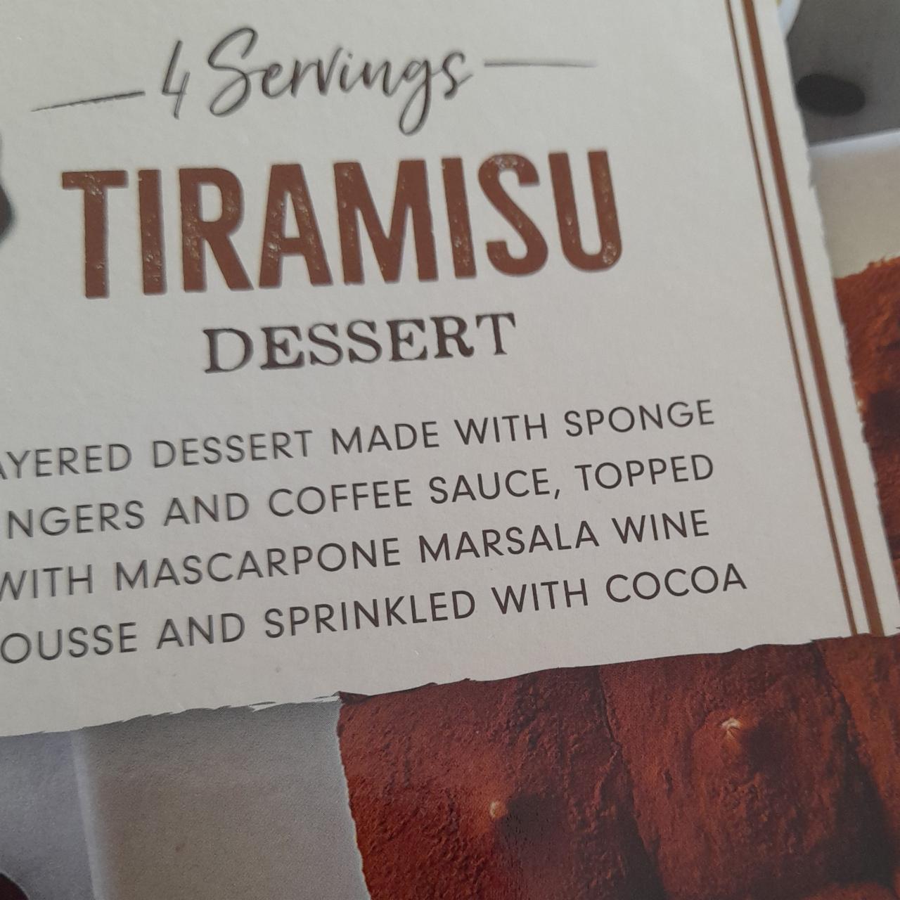 Fotografie - Tiramisu Dessert Aldi