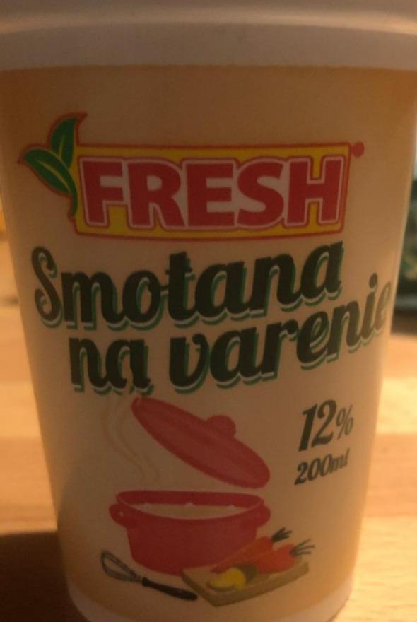 Fotografie - Smotana na varenie 12% Fresh