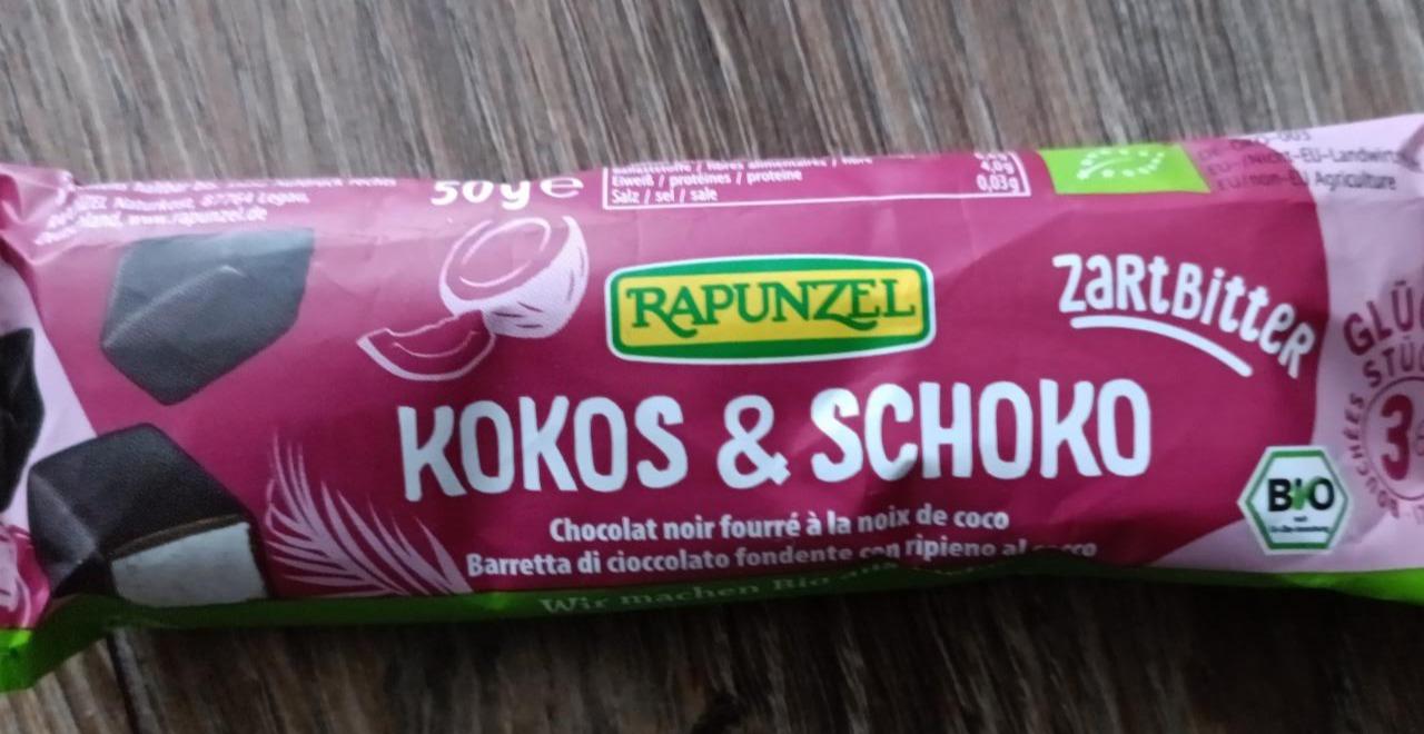 Fotografie - Kokos & Schoko Zartbitter Rapunzel