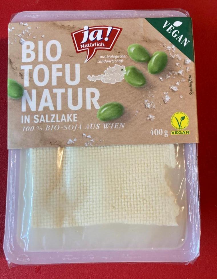 Fotografie - Bio Tofu Natur In Salzlake ja! Natürlich.